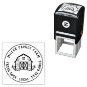 Rustikaler amerikanischer Familienbetrieb Permastempel (Beispiel)