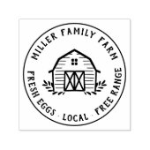 Rustikaler amerikanischer Familienbetrieb Permastempel (Design)