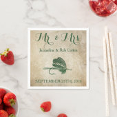 Rustikaler Angelfreund Hochzeit von Napkins Serviette (Beispiel)