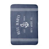 Rustikaler Anker der Nautischen Marine | Ihr Bootn Badematte (Vorderseite Vertikal)