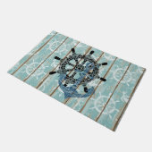 Rustikaler Anker Fußmatte (Schrägansicht)