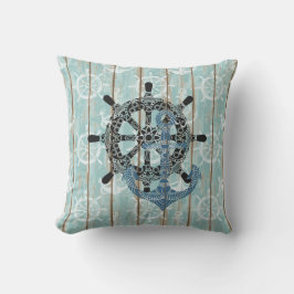 Rustikaler Anker Kissen