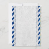 Rustikaler Anker-Seehochzeits-Einladungen Einladung (Rückseite)