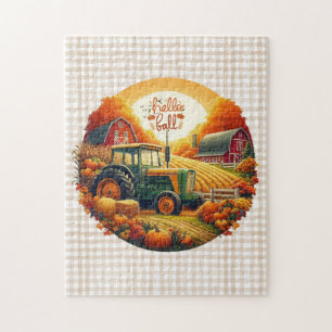 Rustikaler/antik inspirierter Herbst auf dem Bauer Puzzle