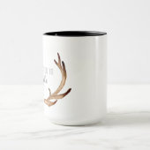 Rustikaler Antler & Grüne für Onkel Tasse (Zentrum)