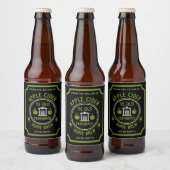 Rustikaler Apfelwein Personalisiert Bierflaschenetikett (Flaschen)