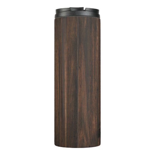 Rustikaler Aquamariner Schmetterling Personalisier Thermosbecher (Rückseite)