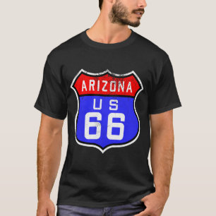 Rustikaler Arizona-Weg 66 T-Shirt