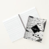 Rustikaler Aspen Bark Textur benutzerdefinierte Mo Notizblock (Innenseite)