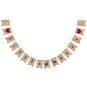 Rustikaler Baby-Fahnendekor "der kleinen Rotwild" Wimpelkette (Alle)