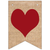 Rustikaler Baby-Fahnendekor "der kleinen Rotwild" Wimpelkette (Zweite Fahne)