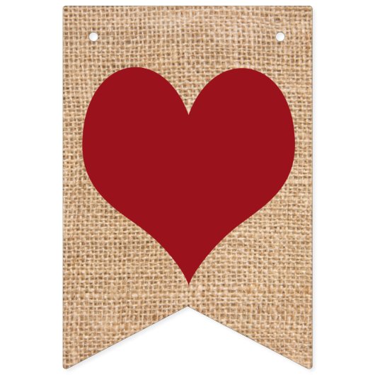 Rustikaler Baby-Fahnendekor "der kleinen Rotwild" Wimpelkette (Zweite Fahne)