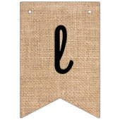 Rustikaler Baby-Fahnendekor "der kleinen Rotwild" Wimpelkette (Dritte Fahne)