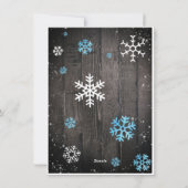 Rustikaler Baby Weihnachten (Rückseite)