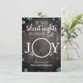 Rustikaler Baby Weihnachten (Stehend Vorderseite)