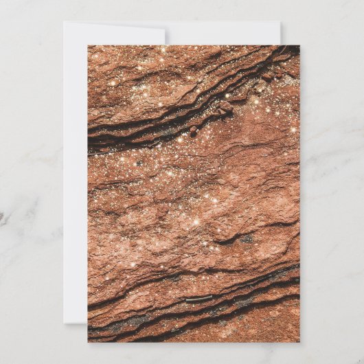 Rustikaler Backstein Weihnachtsweihnachtsweihe Par Einladung (Rückseite)