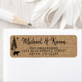 Rustikaler Bär im Wald Personalisiert (Insitu)