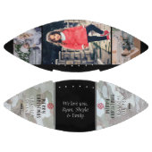 Rustikaler Bark frohe Weihnachtsgroßvater FotoColl Football (Paneele)