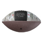 Rustikaler Bark frohe Weihnachtsgroßvater FotoColl Football (Gedreht 270)