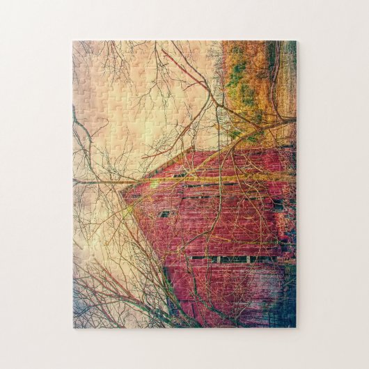 Rustikaler Barn Ohio. Jigsaw Puzzle (Vertikal)