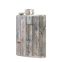 Rustikaler Barnwood Western Flask