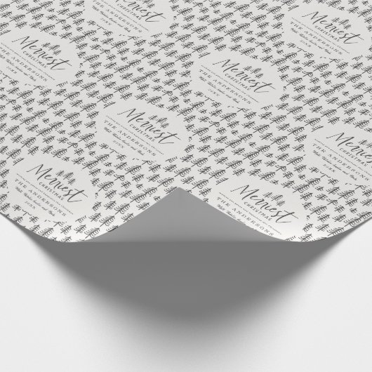 Rustikaler Bauernhausfeiertag der frohsten Geschenkpapier (Ecke)