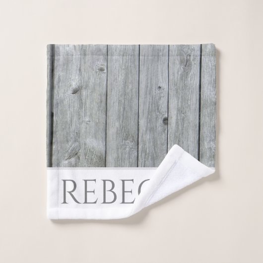 Rustikaler Bauernhof Badhandtuch Set (Waschlappen)