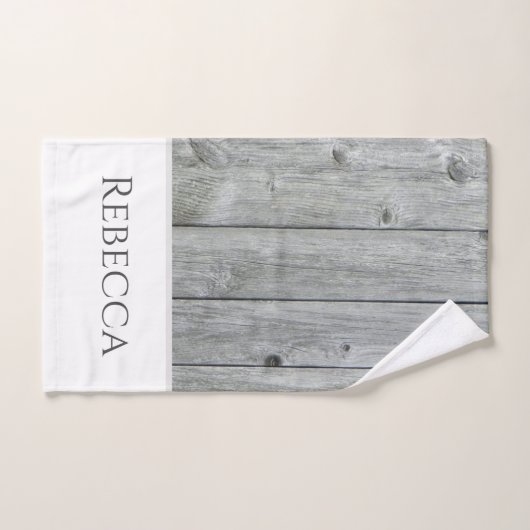 Rustikaler Bauernhof Badhandtuch Set (Handtuch)