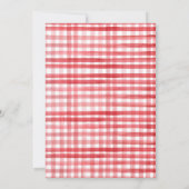 Rustikaler Bauernhof Barnyard Babydusche Einladung (Rückseite)