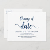 Rustikaler Bauernhof, Datumswechsel, Navy Blue, Zu Postkarte (Vorne/Hinten)