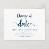 Rustikaler Bauernhof, Datumswechsel, Navy Blue, Zu Postkarte (Vorderseite)