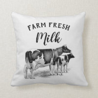 Rustikaler Bauernhof Frische Milchkühe Kalk