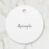 Rustikaler Bauernhof Honigjar Etikett Kleinbetrieb Geschenkanhänger (Rückseite)