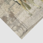 Rustikaler Bauernhof Kuh Rind Bauernhof Holz Decou Seidenpapier (Ausschnitt)