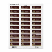 Rustikaler Bauernhof Mitternacht Rote Rücksendeadr (Vorne)