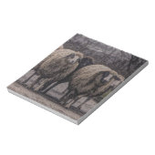 Rustikaler Bauernhof Notizblock (Rotiert)