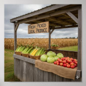 Rustikaler Bauernhof Poster (Vorne)