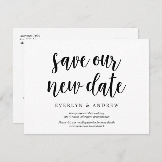 Rustikaler Bauernhof, rett unseres neuen Datums, n Postkarte (Vorne/Hinten)