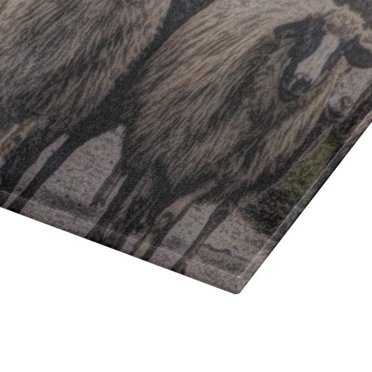 Rustikaler Bauernhof Schneidebrett (Ecke)