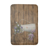 rustikaler Bauernhof Stallholzlavender Badematte (Vorderseite Vertikal)