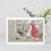 Rustikaler Bauernhof Vintag Happy Oaster Feiertagskarte (Stehend Vorderseite)