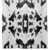 Rustikaler Bauernhof Western Cowboy Kuh Printwerbu Duschvorhang (Vorderseite)