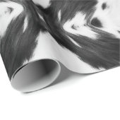 Rustikaler Bauernhof Western Cowboy Kuh Printwerbu Geschenkpapier (Rolleneckpunkt)