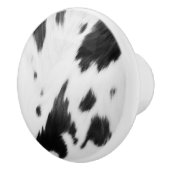 Rustikaler Bauernhof Western Cowboy Kuh Printwerbu Keramikknauf (Rechts)