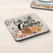 Rustikaler Bauernstil Holiday favorisiert Holz Mer Getränkeuntersetzer (Linke Seite)