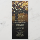 Rustikaler Baum mit Lichtereihen Programm (Vorderseite)