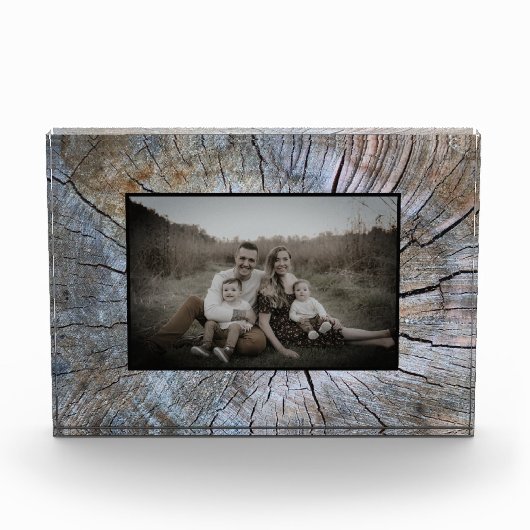 Rustikaler Baum-Ringelbaum, beängstigend Fotoblock (Vorderseite)