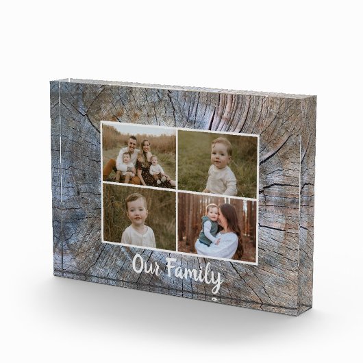 Rustikaler Baum-Ringelbaum, beängstigend Fotoblock (Rechts)