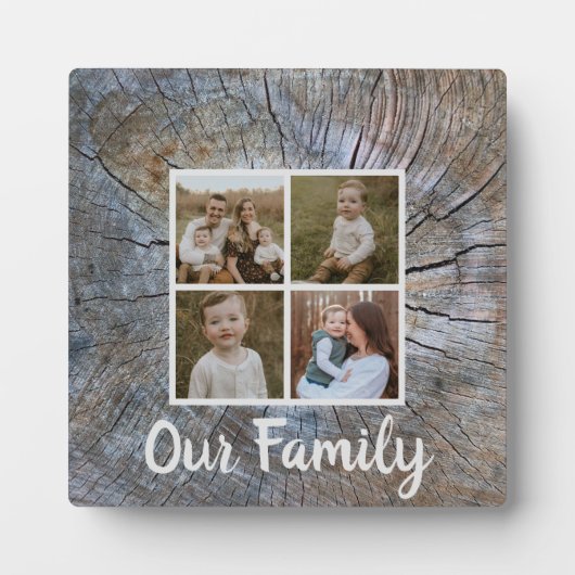 Rustikaler Baum-Ringelbaum, beängstigend Fotoplatte (Vorderseite)