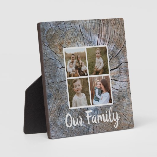 Rustikaler Baum-Ringelbaum, beängstigend Fotoplatte (Vorderseite)